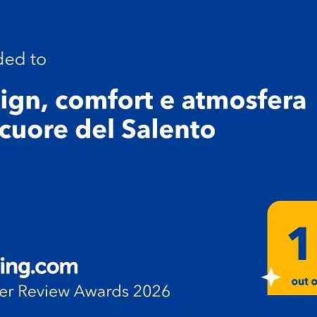 Design, Comfort E Atmosfera Nel Cuore Del Salento Vakantiehuis Martano